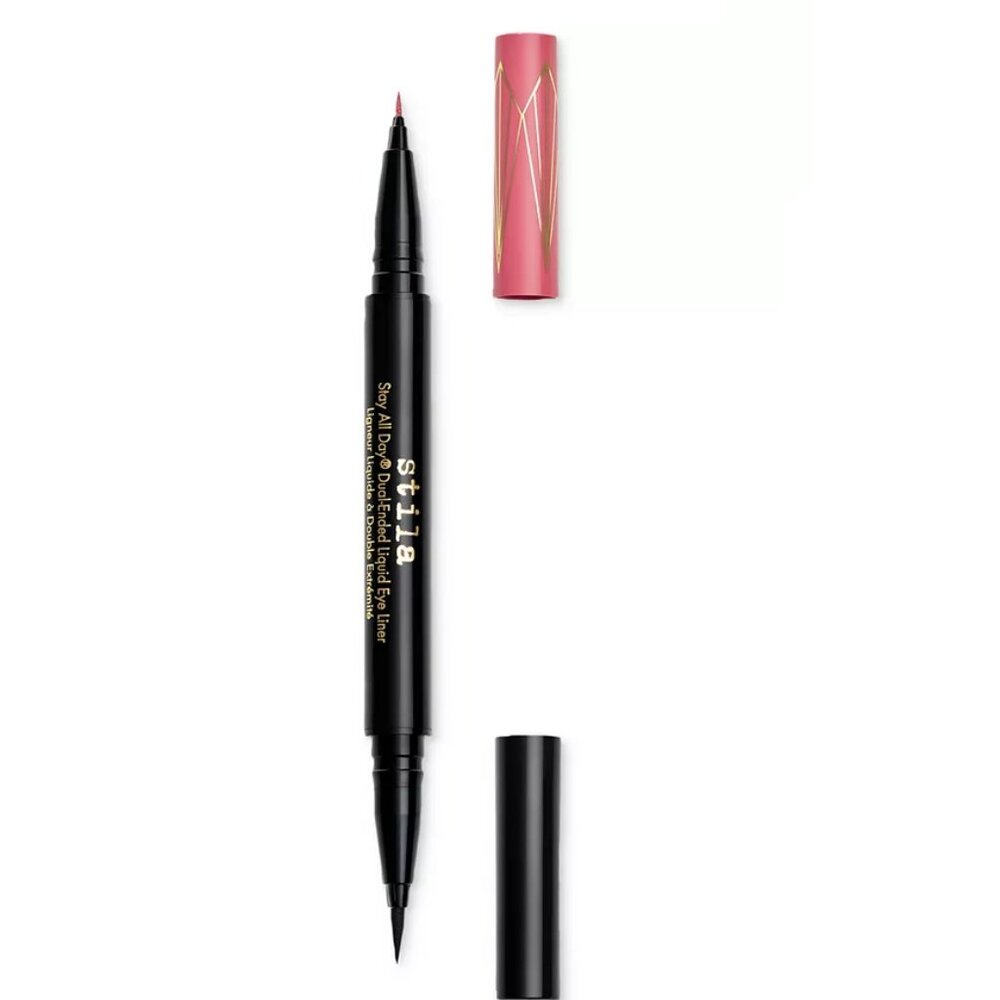 1/2 PRICE! ✅ Stila RUM PUNCH / INTENSE BLACK Dual-Ended WP Liquid Eyeliner
